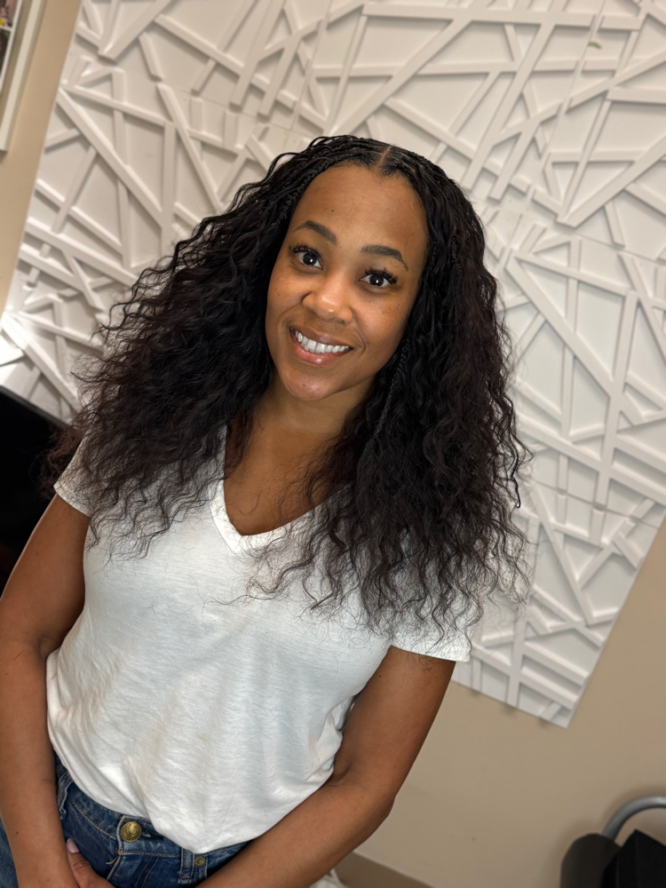 Small 100% Human Hair Braids 10hrs