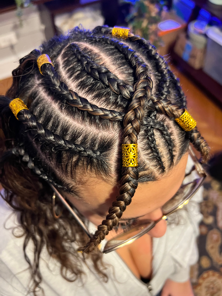 Full Crown Natural Braid Design