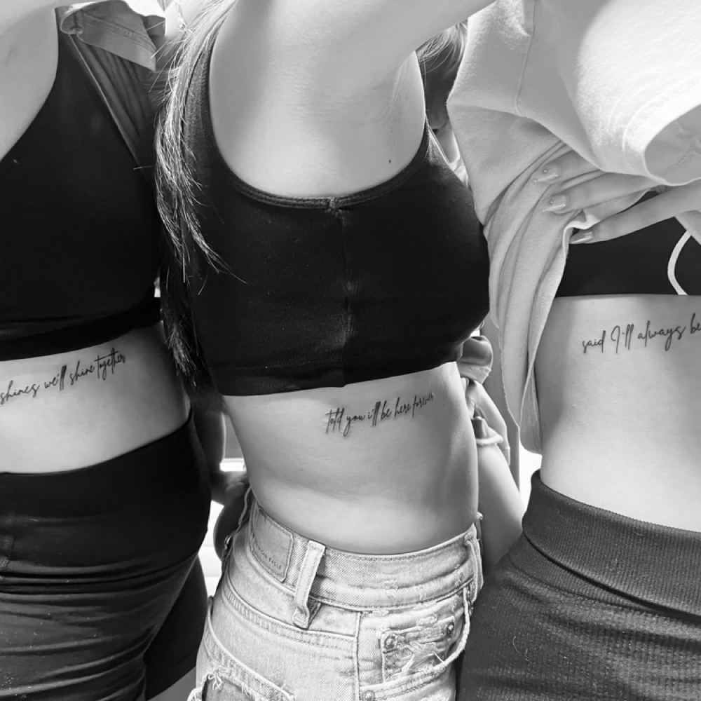 Group Tattoo Session at Diamond G Tattoo in Palmer, TX