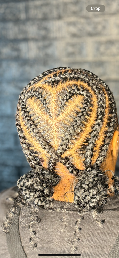 Braided Heart Are plus $10 Each