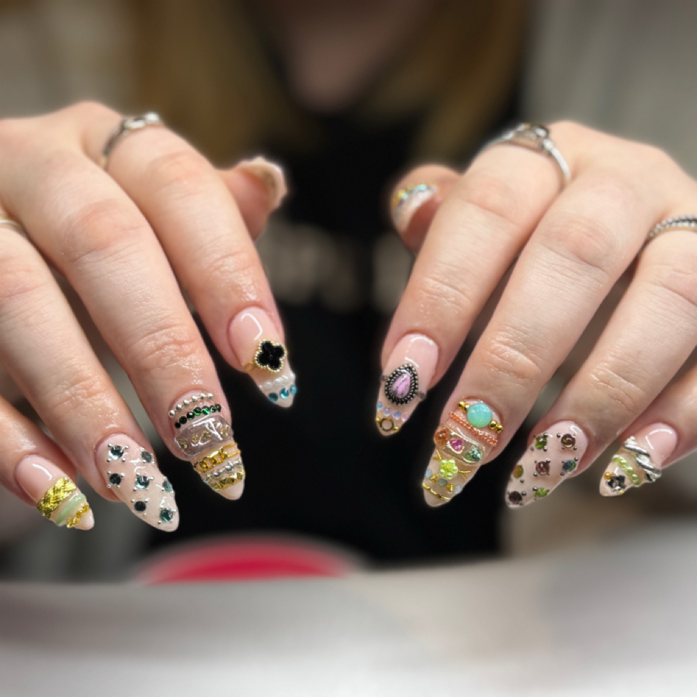 Gel X With Design at Claws by Courtney in Dayton, OH