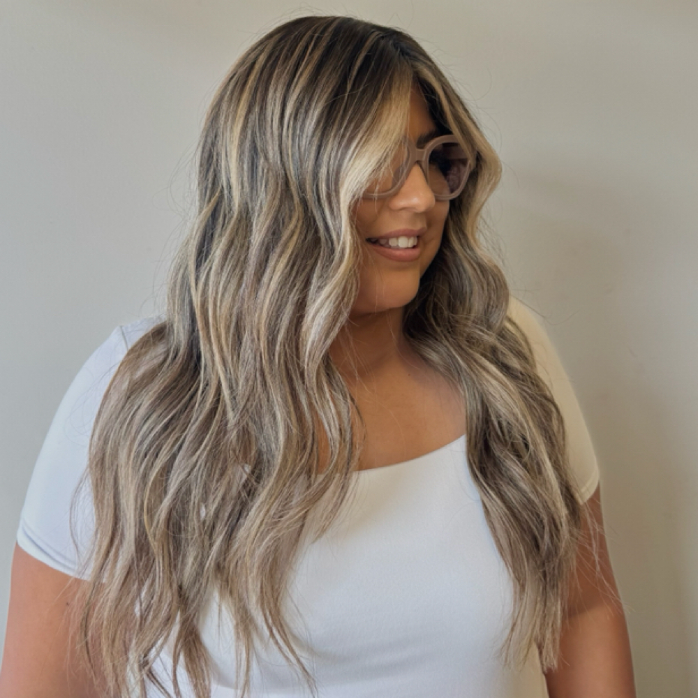 FULL BLONDING - AB at The Nest Salon in Brea, CA