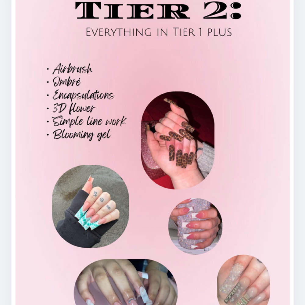 Tier 2 XLong Full Set at Nails By J in Springfield, OR