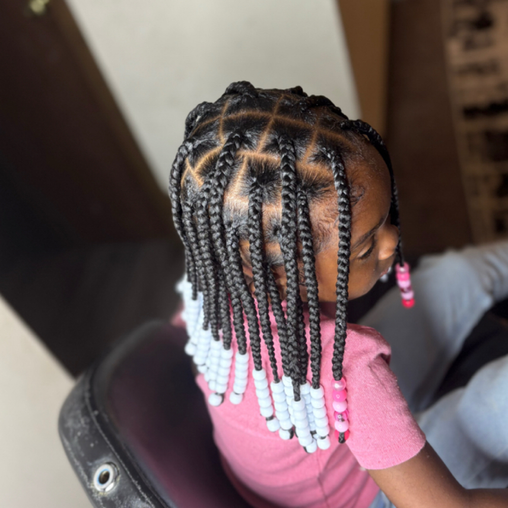 Large Kids Knotless at Hands Of Beauty By Kevionna in Racine, WI