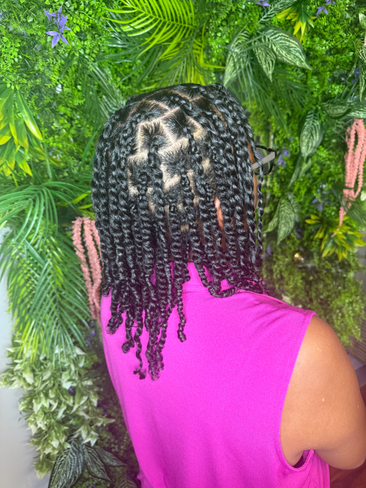 Medium Twists w/Braided Roots