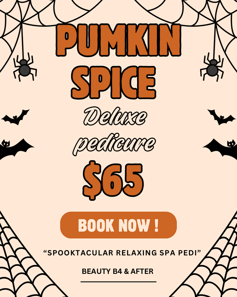 Pumkin Spice Deluxe Pedicure