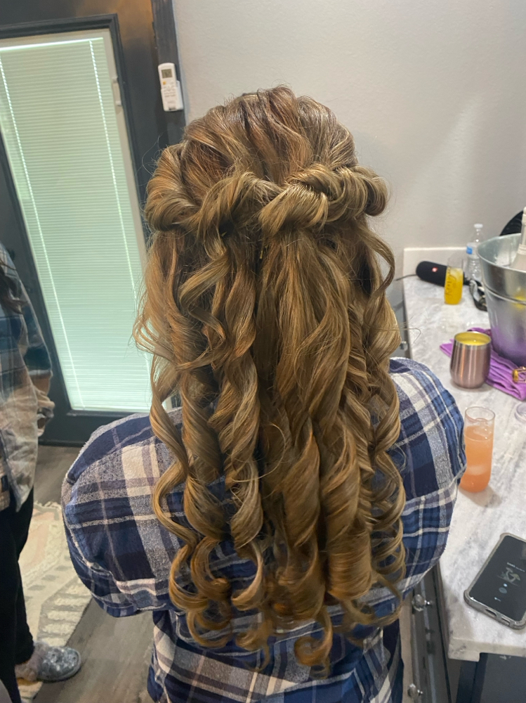 Half Up Half Down Hair Style