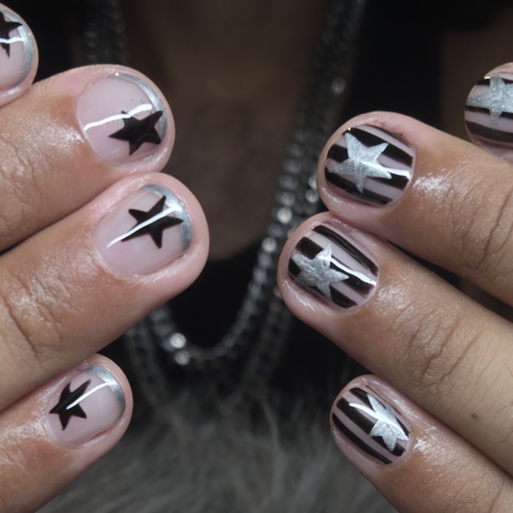 Regular Polished Detailed Manicure at MysticAuraNailsss in Hanford, CA