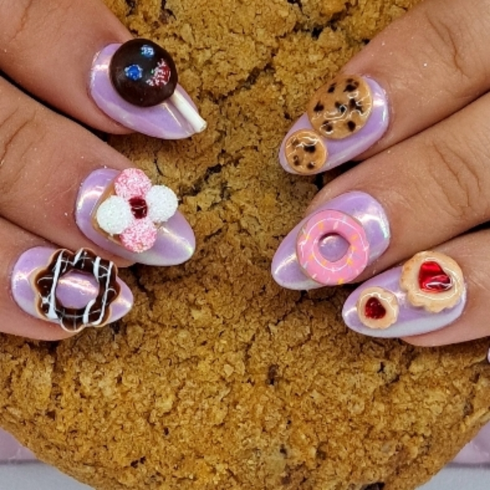 Tier#4 Nail Art at Marcia's Nail Club in National City, CA