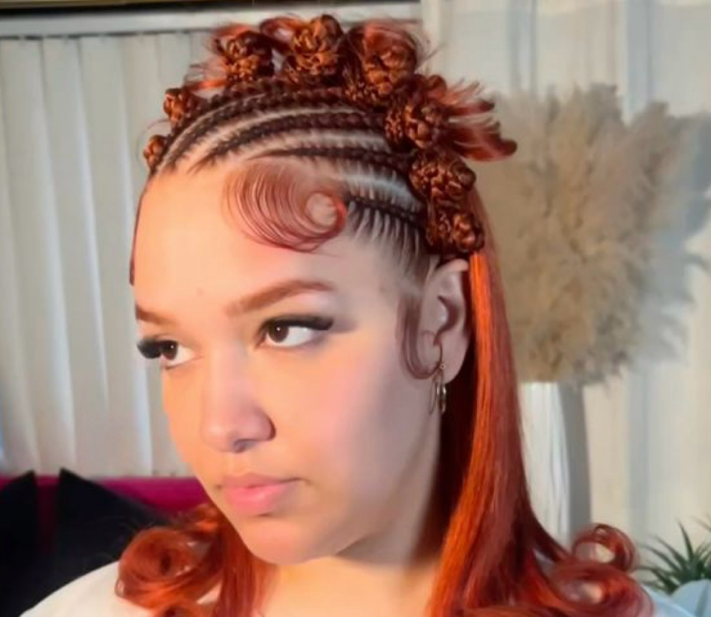 HALF BRAIDS