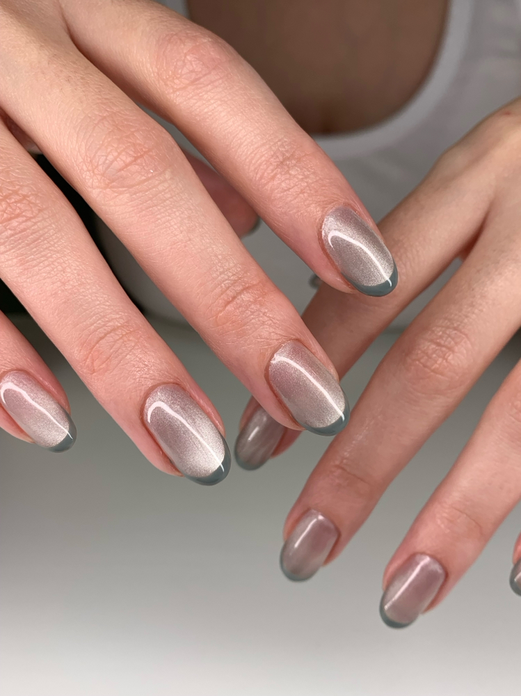 Russian mani + Structured gel at True artist studio in Goose Creek, SC
