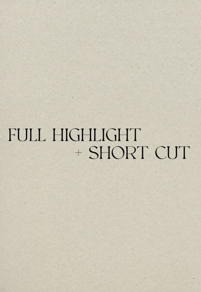 Full Highlight + Haircut (short)