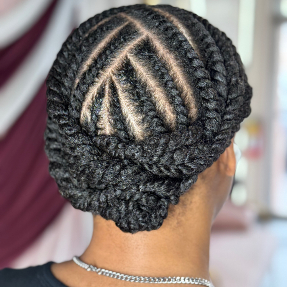 Flat Twist Style at Anjel Hair and Beauty Studios in College Park, GA