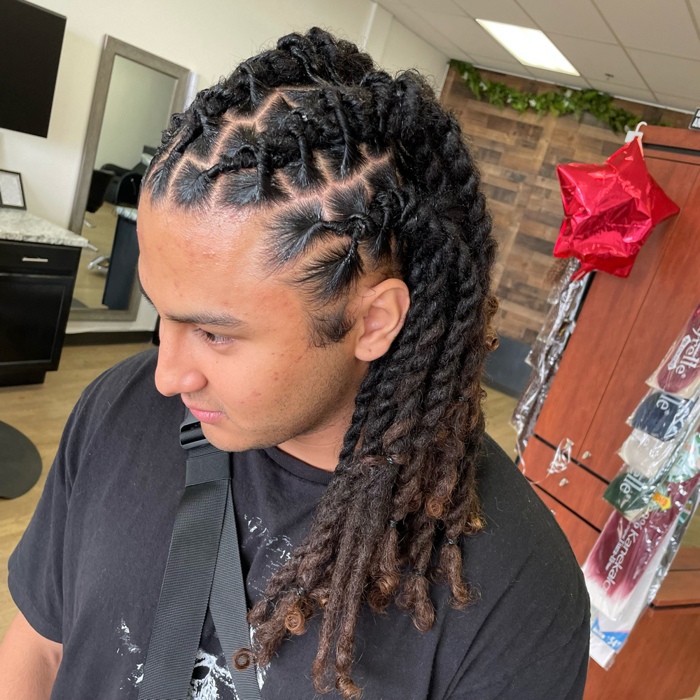 Dread Retwist & Style-Full Head
