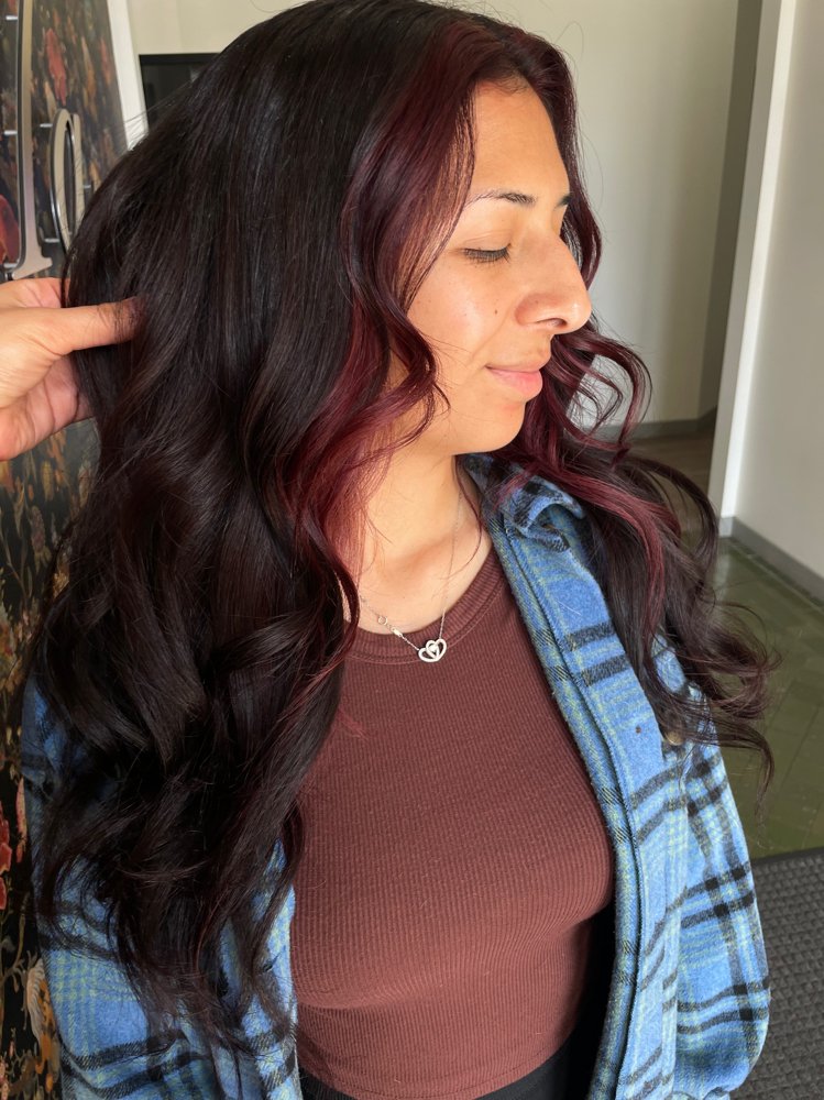 Accent Highlight at Rosebud Beauty LLC in Carlsbad, CA