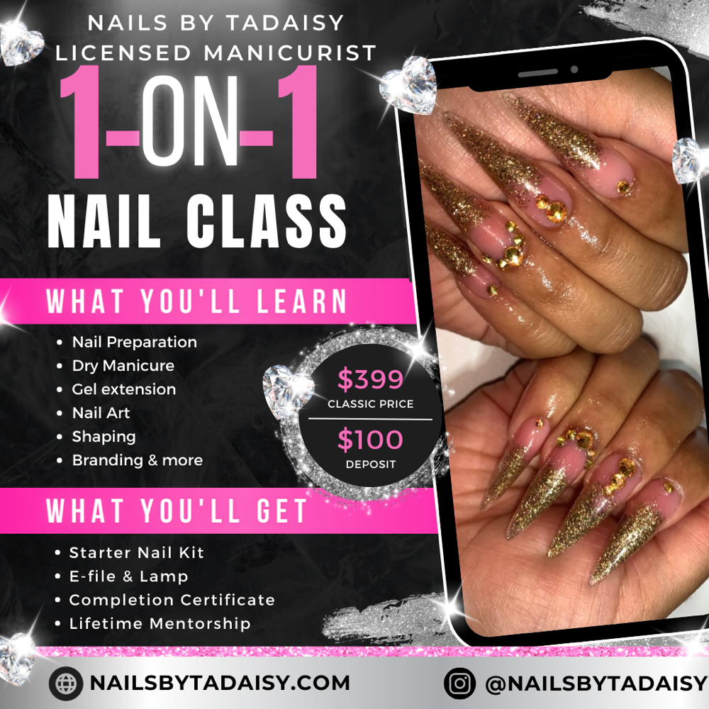 1 On 1 Gel Extension Class