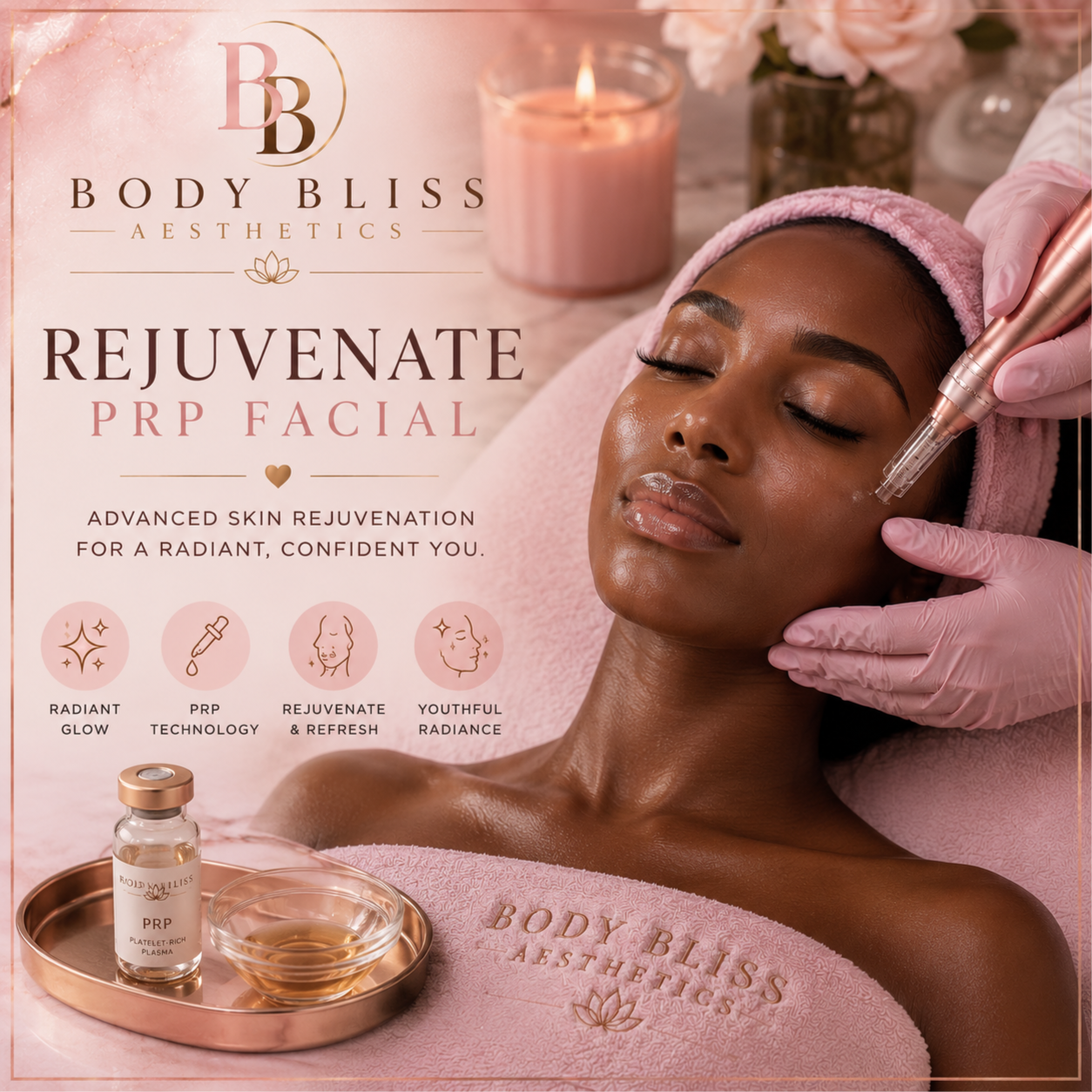 REJUVENATE PRP FACIAL ✨ at Body Bliss Aesthetics in Conyers, GA