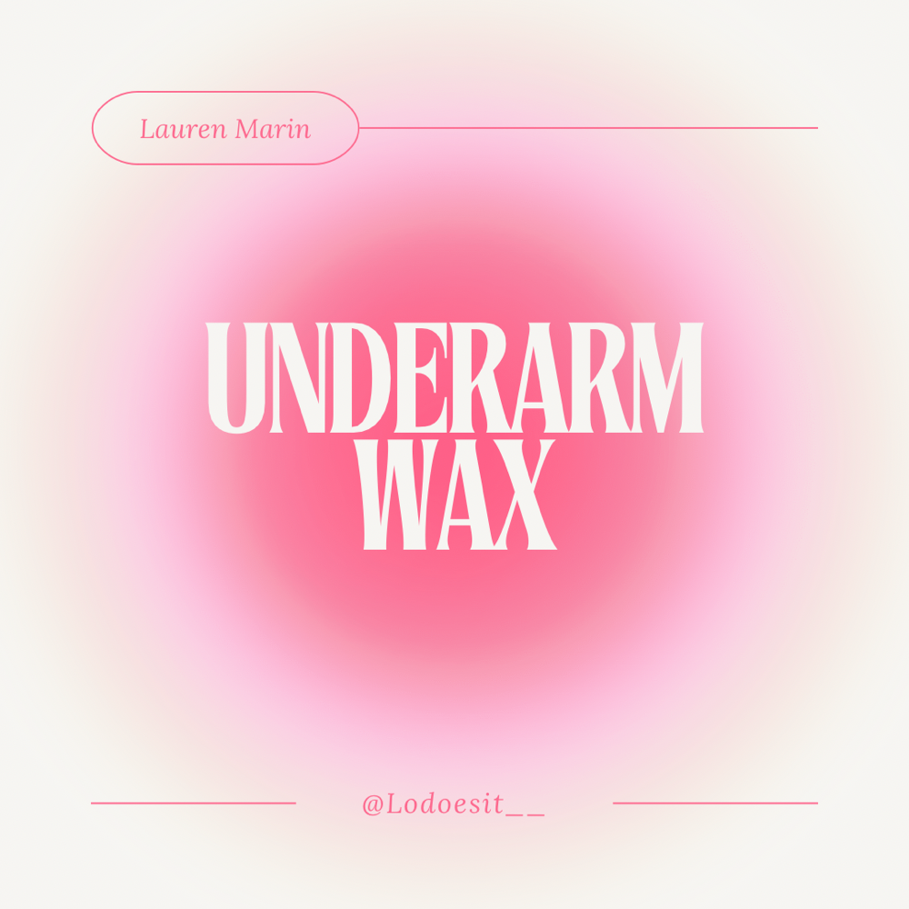 Underarm Wax