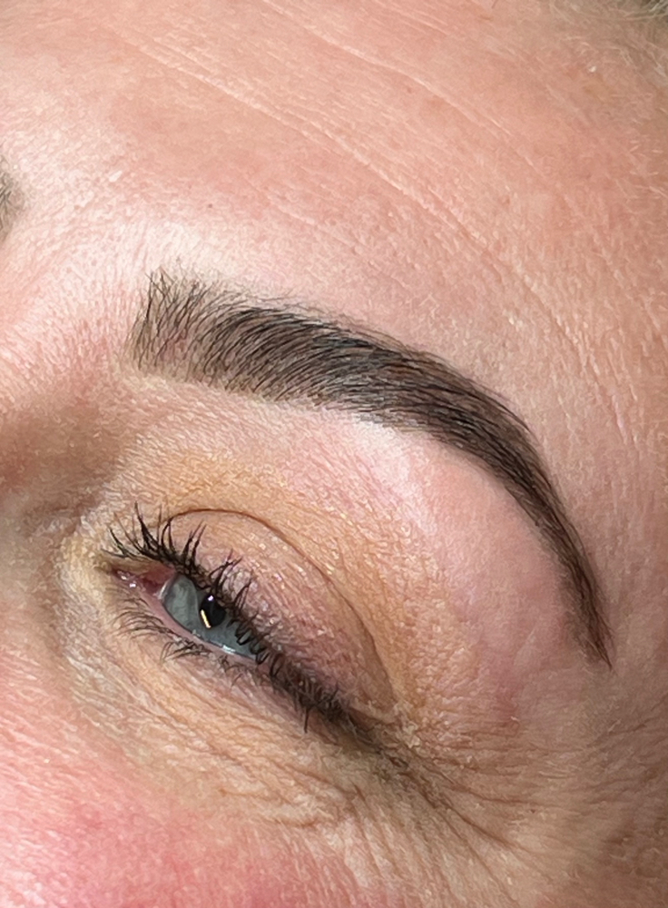 Brow wax and tint