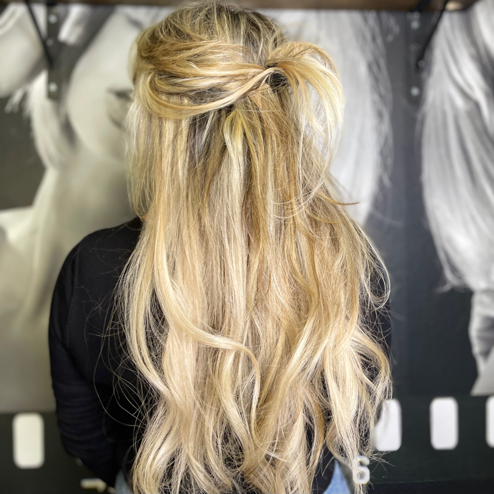 Tape-in Hair Extensions Install