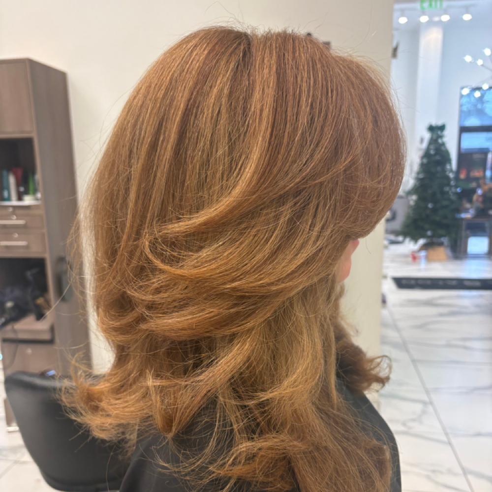 All Over Color at Julia McFarland Hair in Marietta, GA