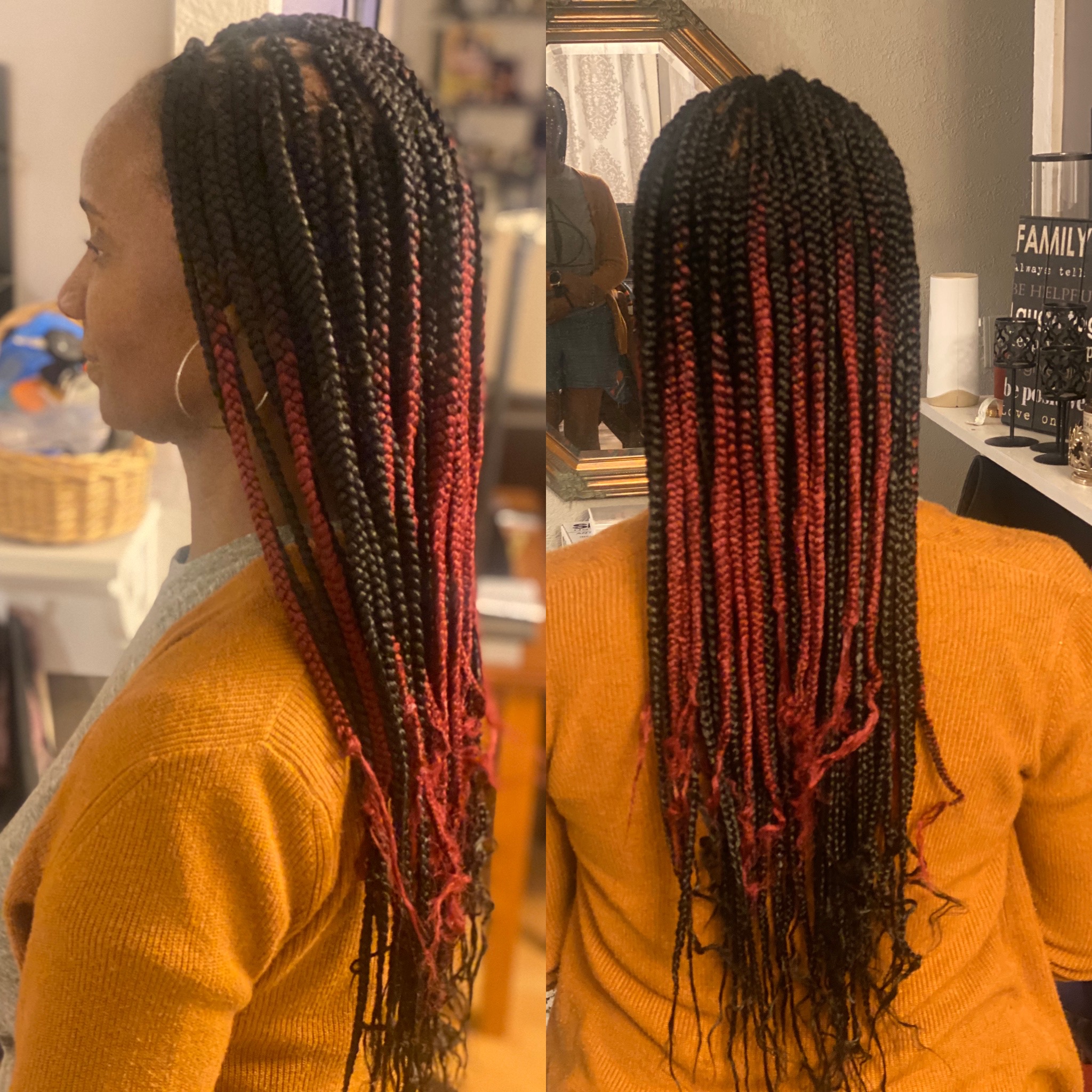 18-26” Box Braids Medium
