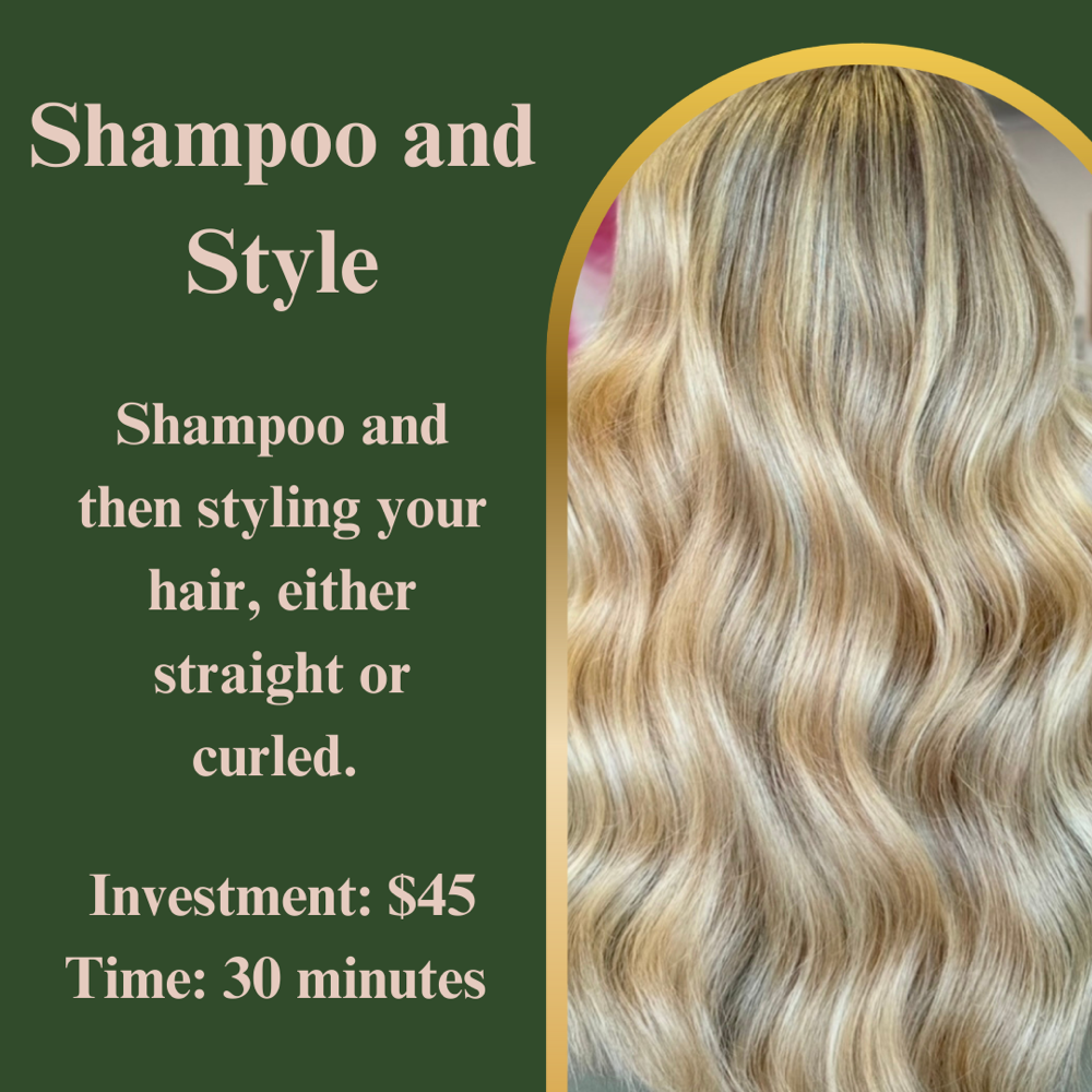 SHAMPOO AND STYLE