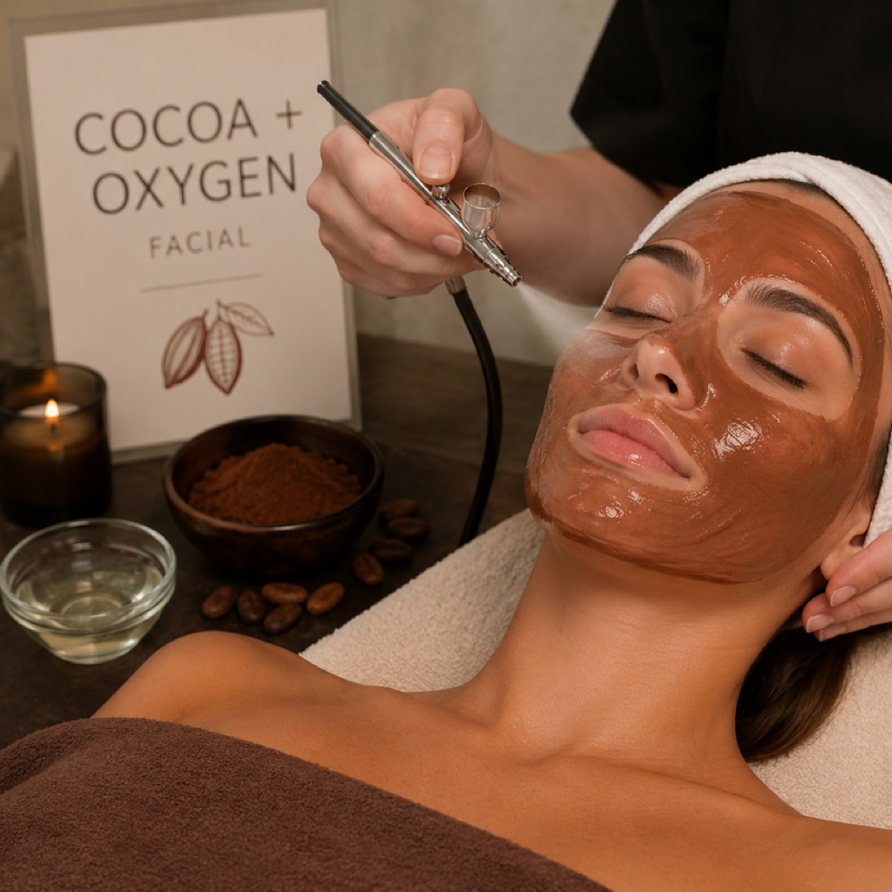 COCOA + OXYGEN FACIAL at Delicate Touch Esthetics in Clarksville, TN