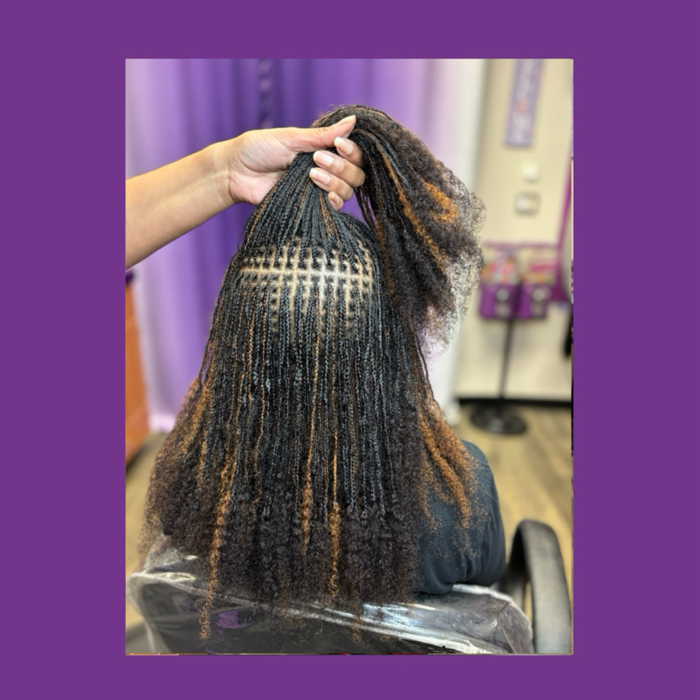 MicroLoc Braids Human Hair at Hair By Tiffany in Longview, TX