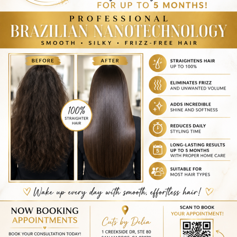 Brazilian Nanoplasty at Cuts by Delia in San Marcos, CA