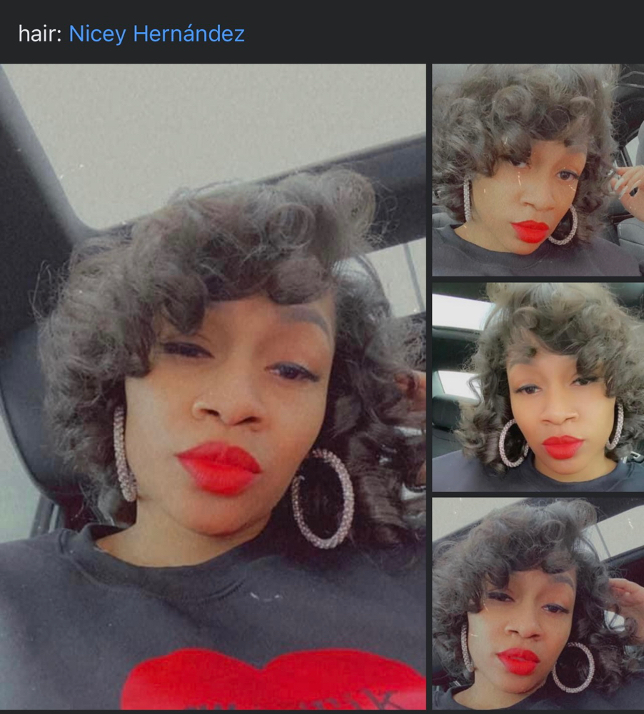 Shampoo Style (Relaxed Hair)