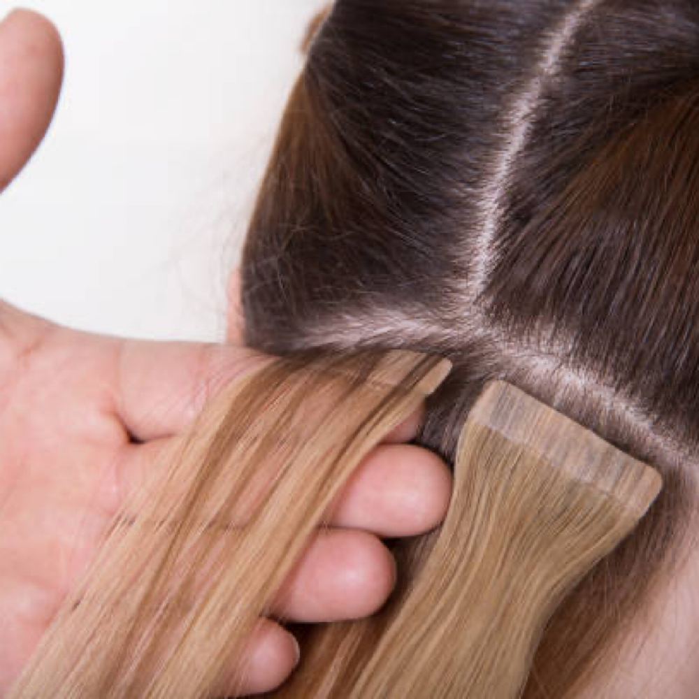 Hair Extension Installation at Vibe Hair Studio in Baldwin City, KS