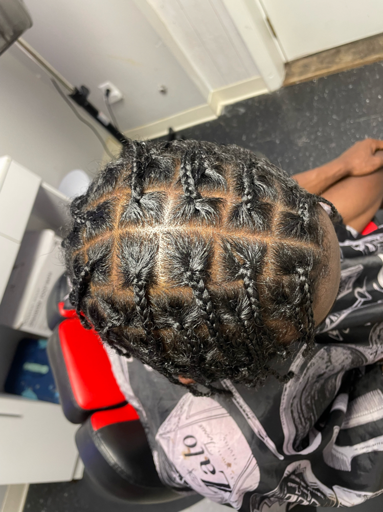 Mens Box Braids