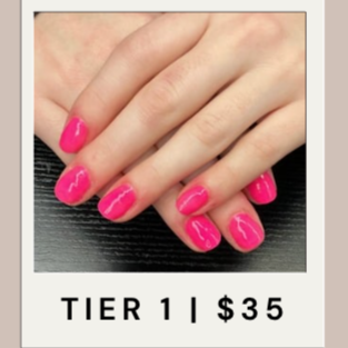 builder manicure tier 1 at Nailing It With Kylee in Carmel, IN