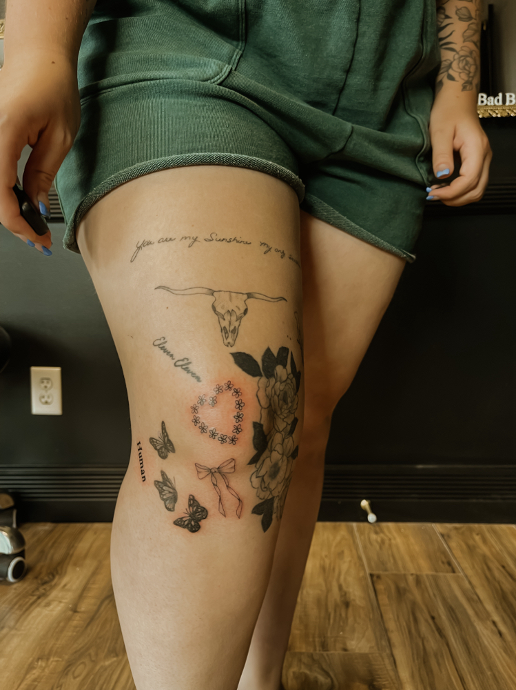 Multiple Small Tattoos