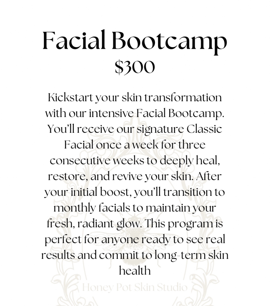 Facial Bootcamp at Honey Pot Skin Studio in Bakersfield, CA