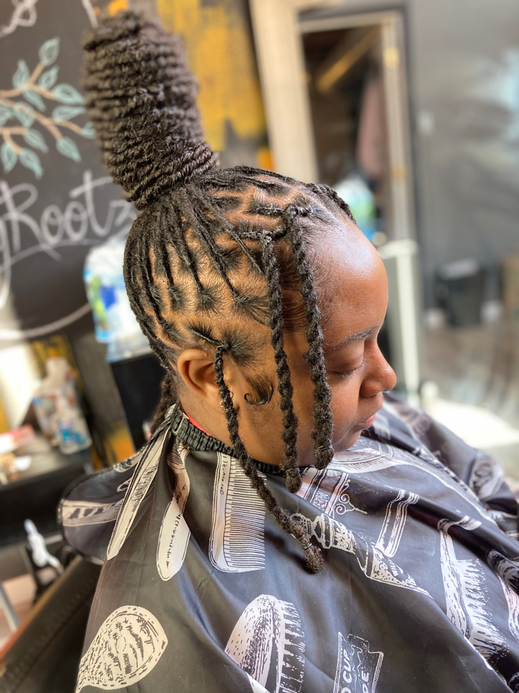 Loc Twist W/ Hair Extention