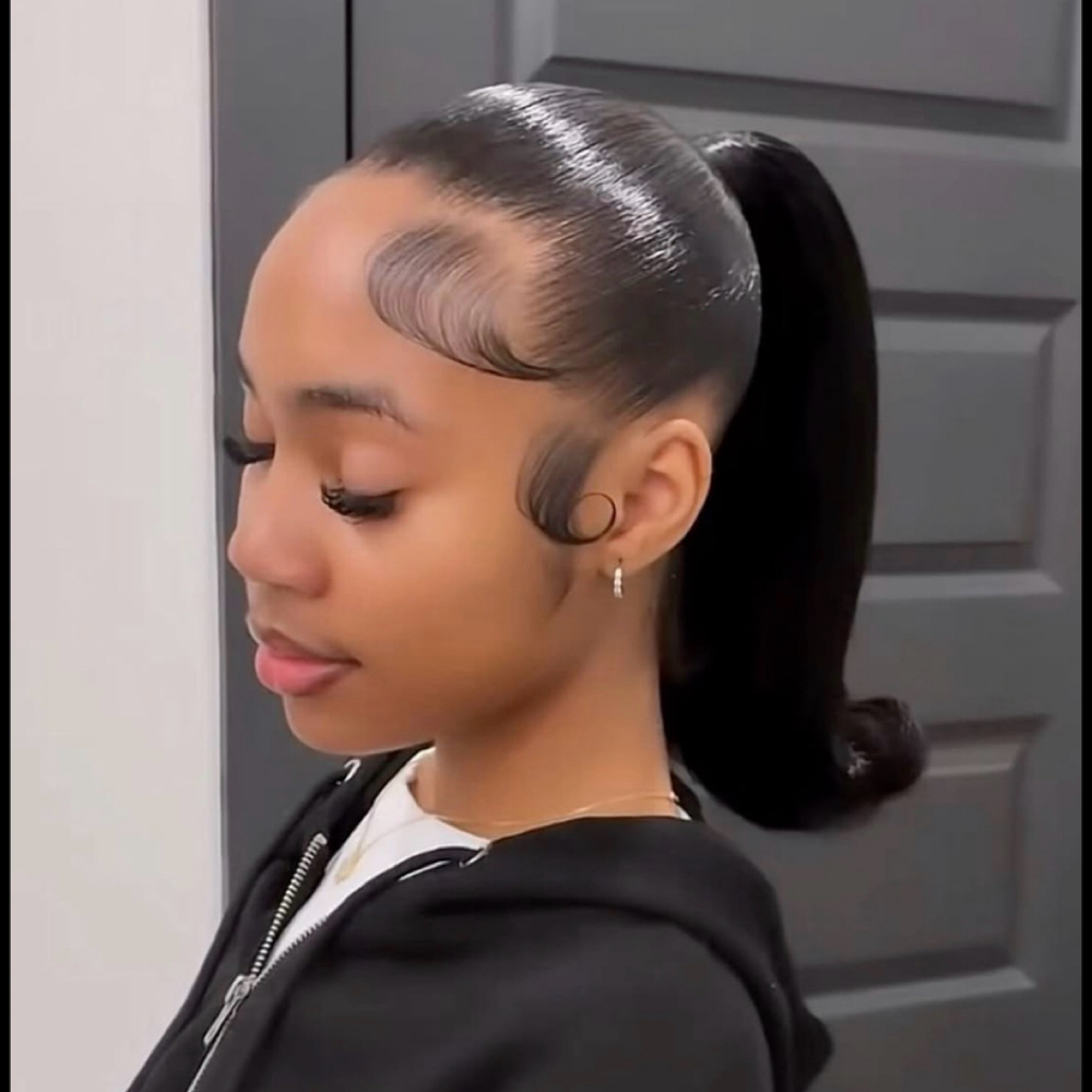 Sleep Ponytail (barbie) 🌹 at K Luxe Hair
