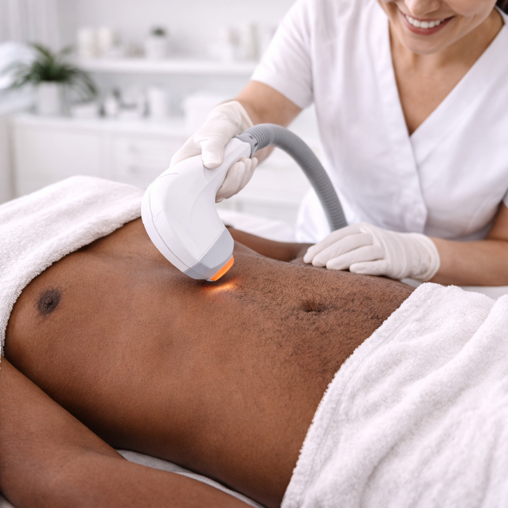 Laser Hair Rmvl Belly /session at Belle Brow Microblading in Lancaster, PA