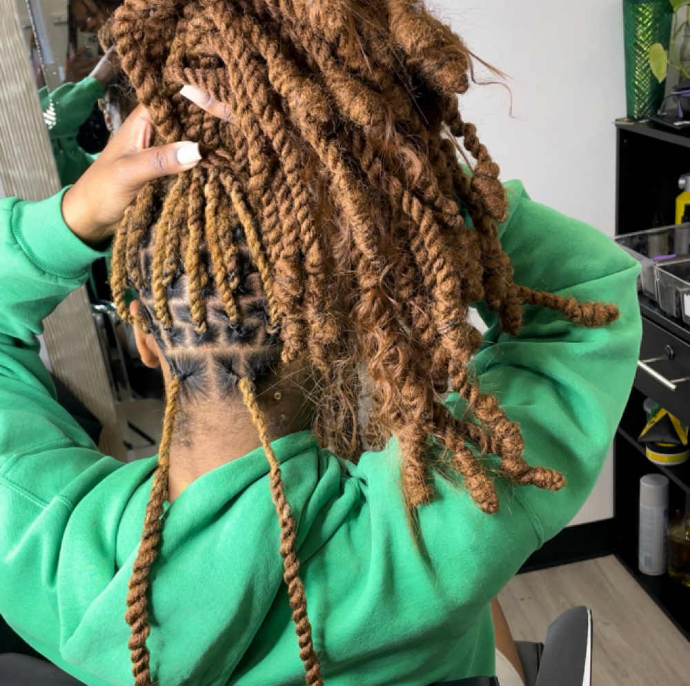 Extended  Two Strand Twist at ECLECTIC STYLEZ in Portsmouth, VA
