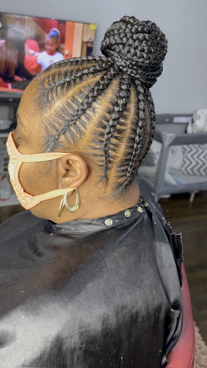 Jumbo Feedin Braids at C&C Hair Collection in Palos Hills, IL