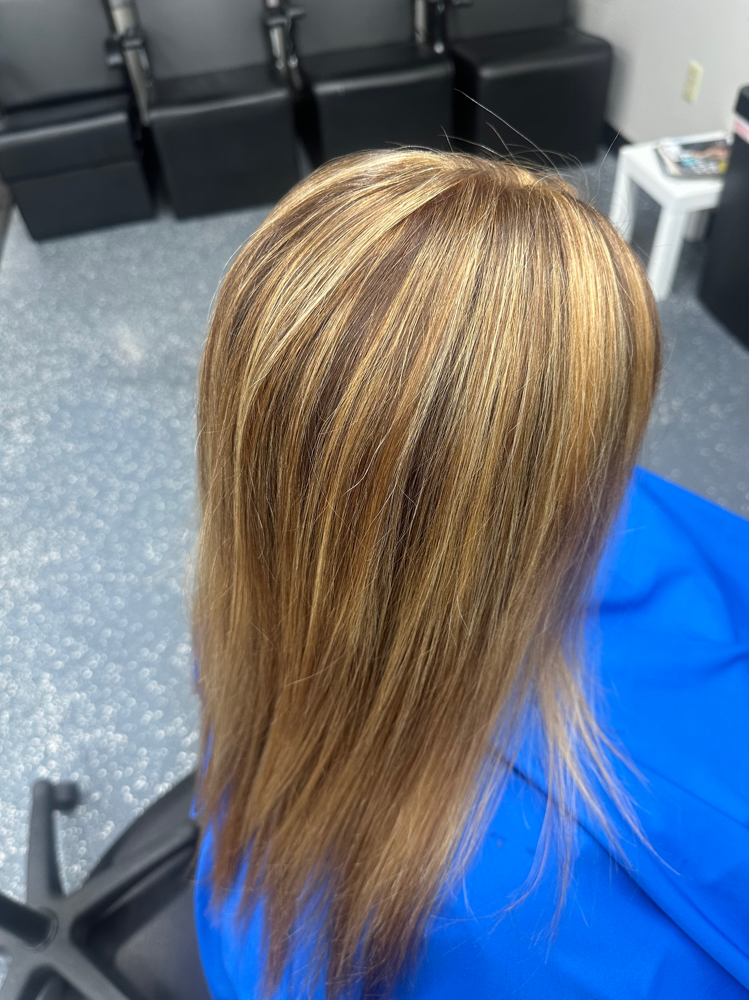 Foil With Haircut at B's Salon in St. Peters, MO