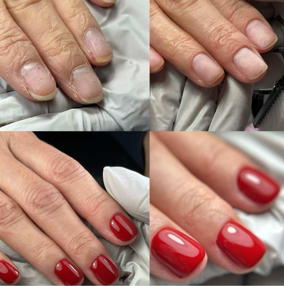 Simple Girl Mani at Itz_JAMC Nails in Webster, TX