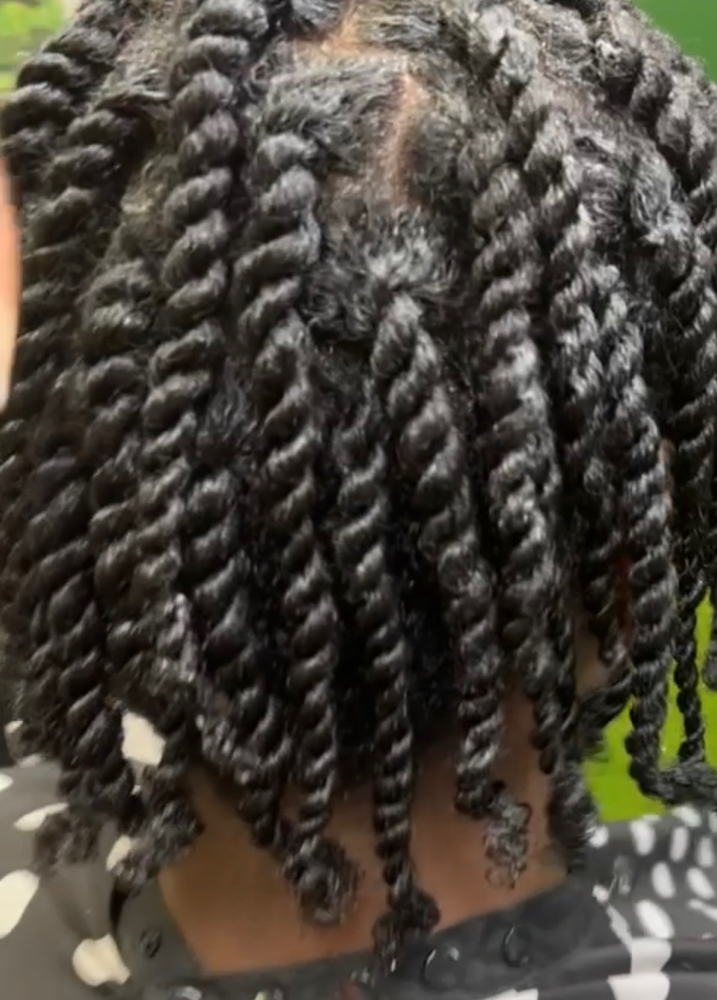 Two Strand Twists (1/2 Head)
