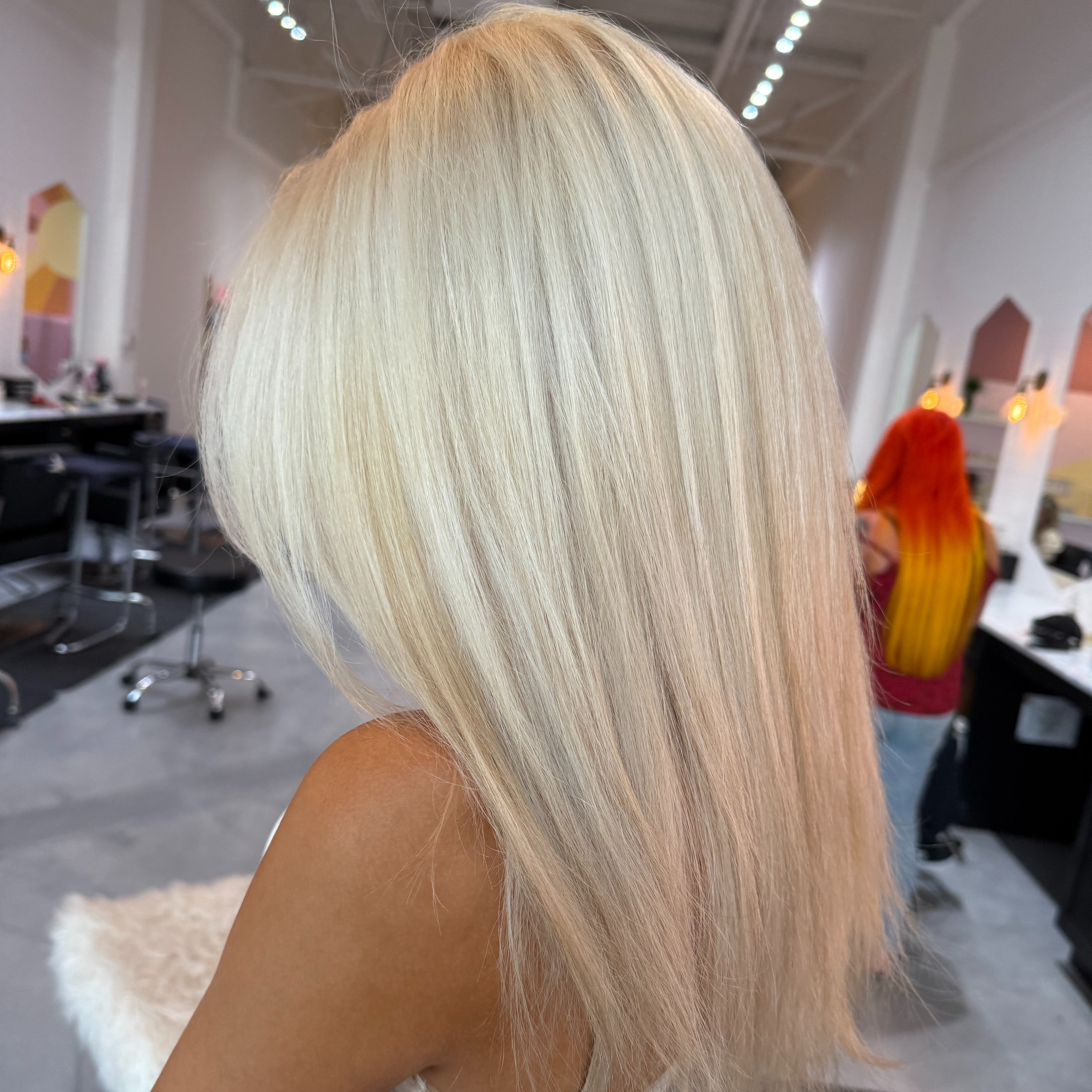 Platinum Blonde (Seasoned) at Sienna Ray Salon and Spa Estero in Fort Myers, FL