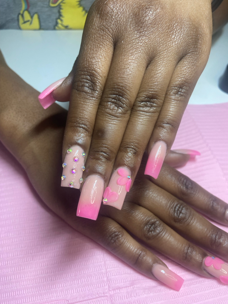 Medium French / Ombre at Nail Haven By JoJo in Shawnee, KS