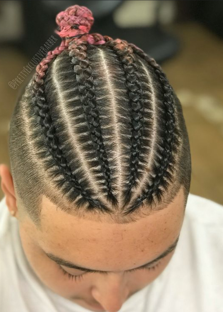 Half Head Braids On Guys/Boys