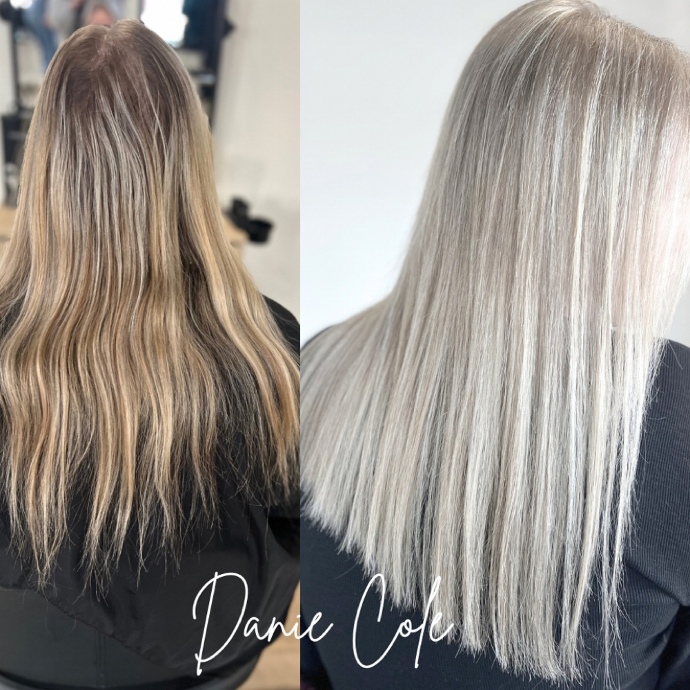 Bleach and tone Blonding Service at Danie Cole in Lapeer, MI