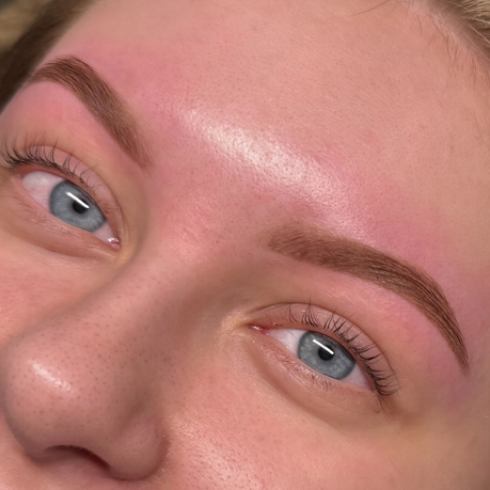 New Client Brow Shape & Hybrid Dye at Julie’s Brow Café in Newcastle, OK
