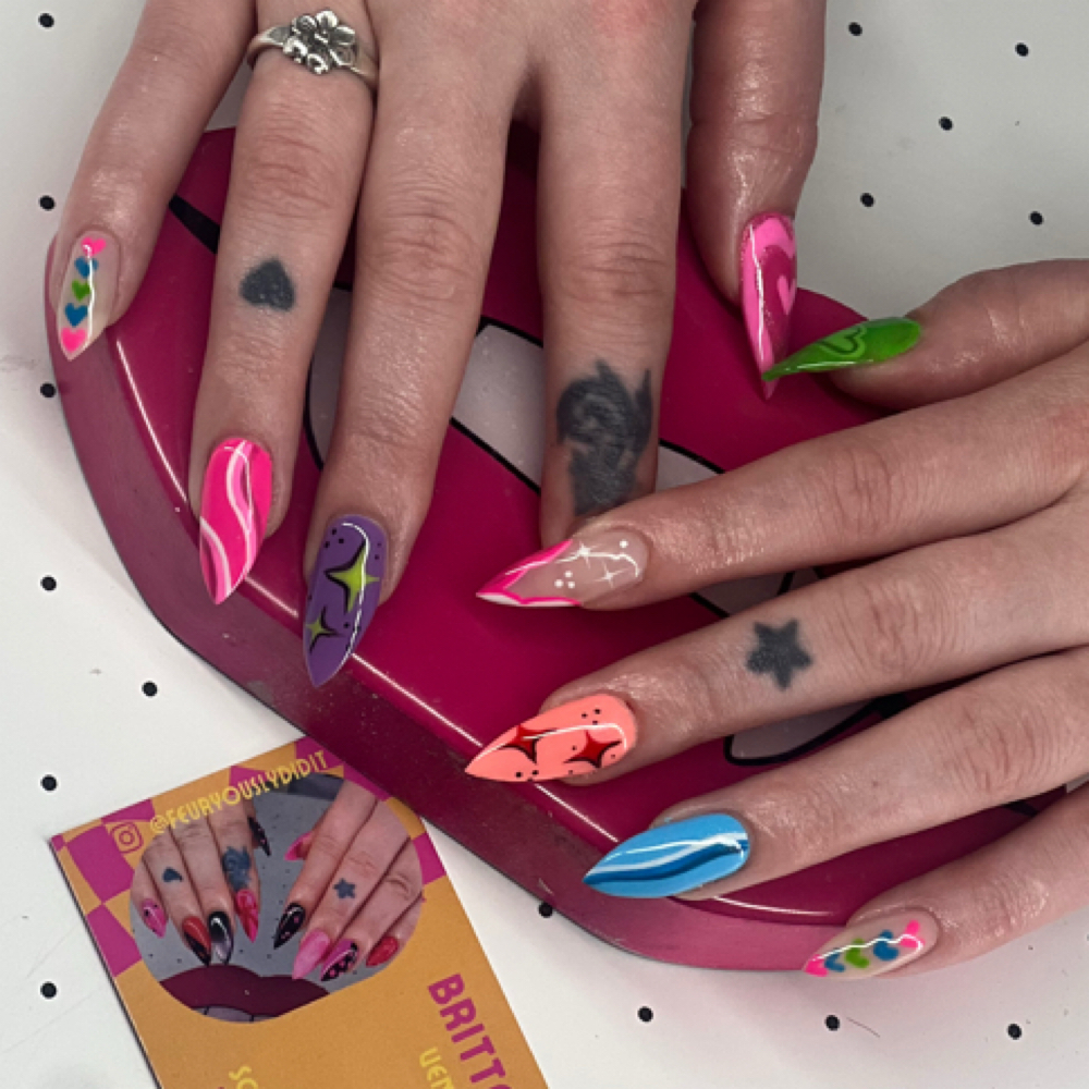 Brittany- Tiered Nail Services at Venom & Velvet in Charleston, WV